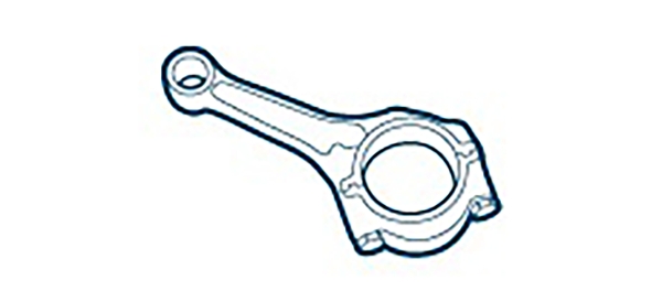Connecting Rod - 020310267601 OE Germany - 51.02400.6176, 51.02400-6060, 51.02400-6176